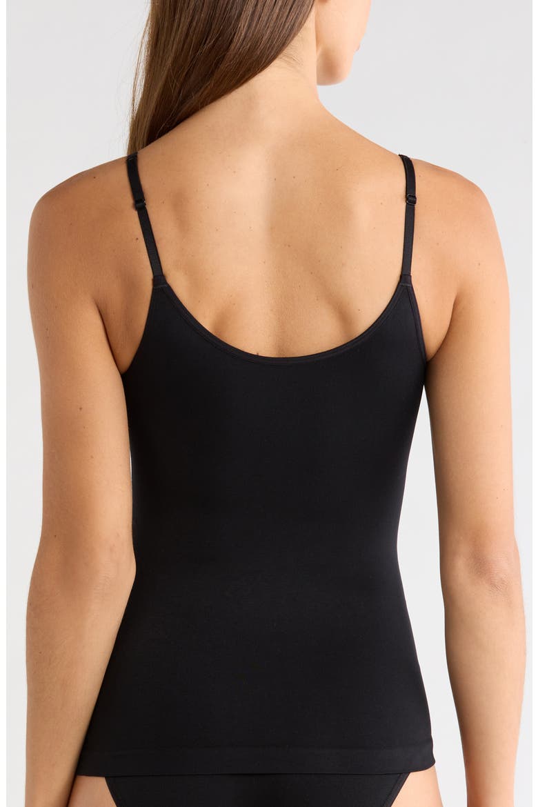 Seamless Assorted 2-Pack Layering Camisoles, Alternate, color, BLACK