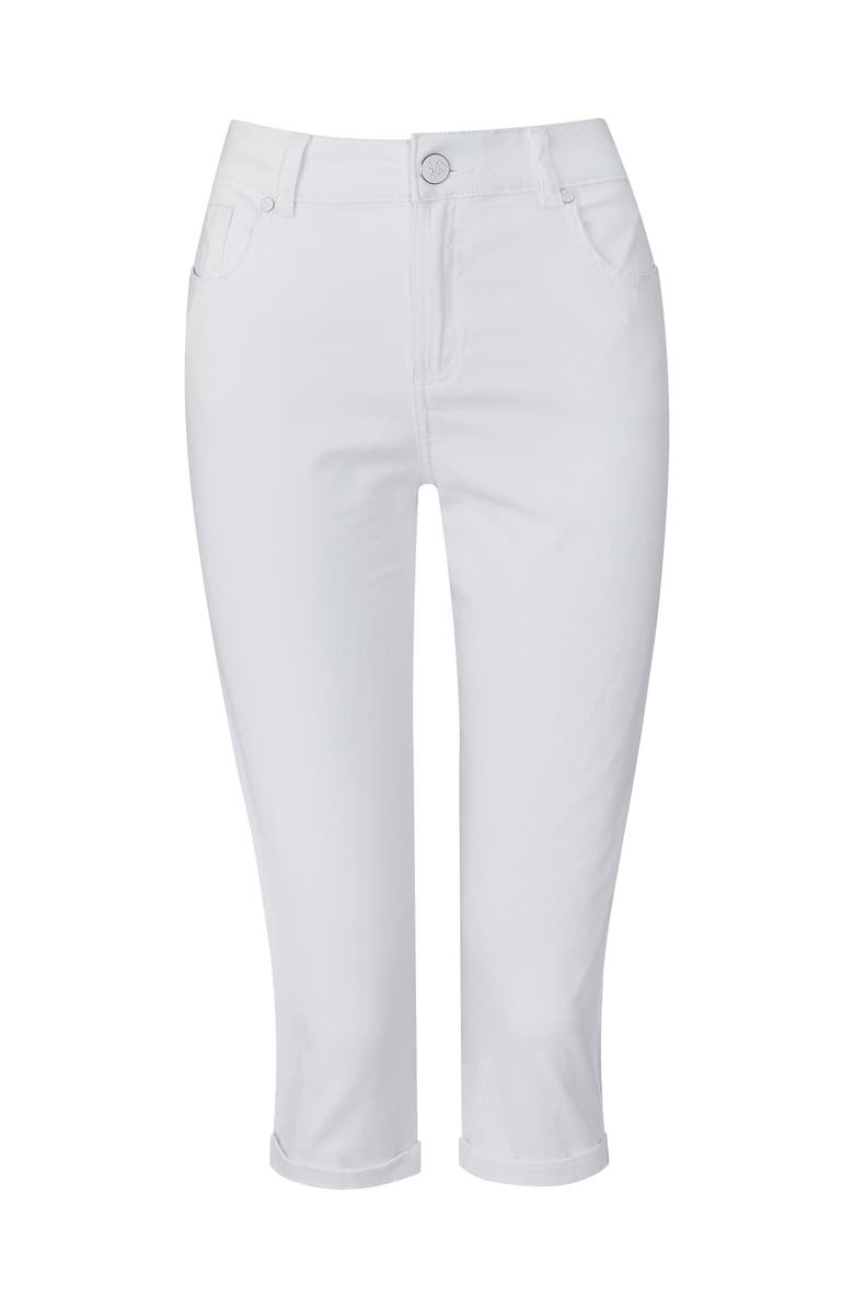 Joe Browns Stretch Denim Capri Pant, Alternate, color, White