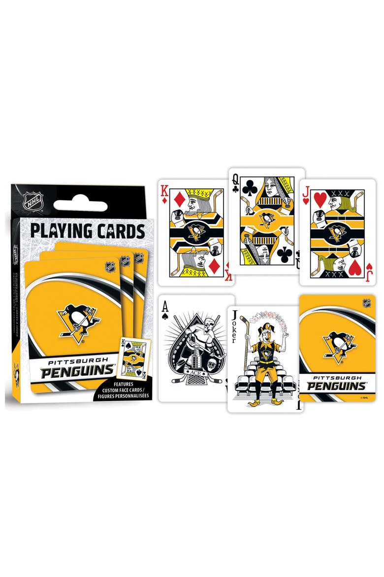 Pittsburgh Penguins Playing Cards, Alternate, color, Multicolor