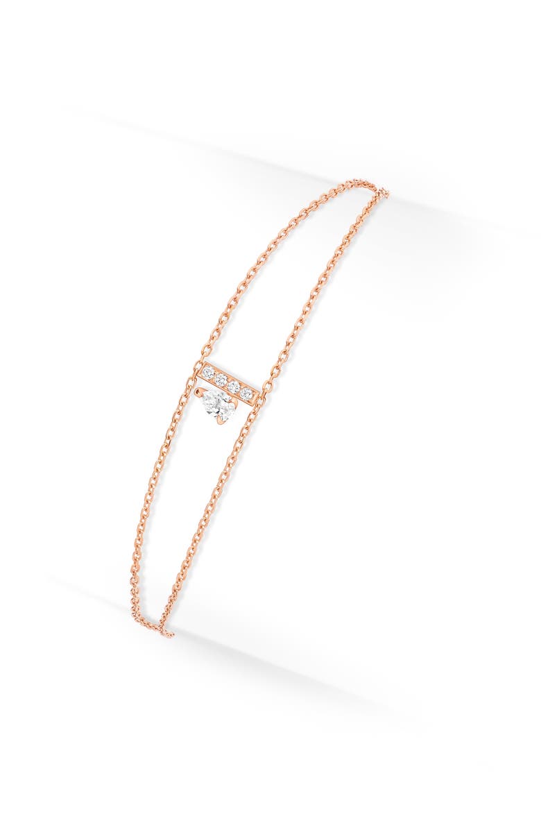 REPOSSI Diamond Letters Bracelet, Alternate, color, Rose Gold