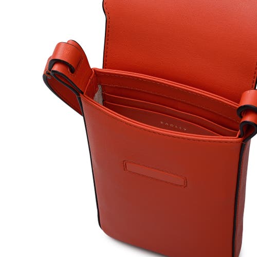 Radley Westwell Lane Medium Phone Crossbody In Orange