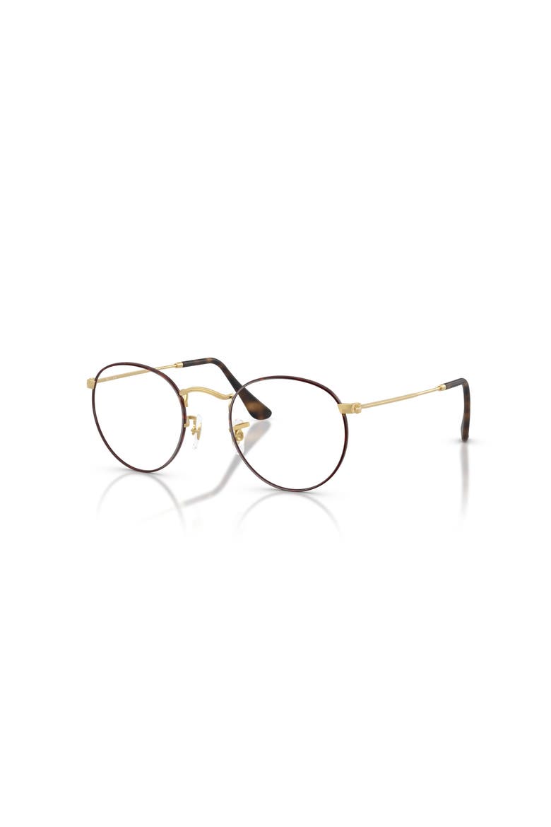 47mm Round optical glasses, Main, color, Tortoise