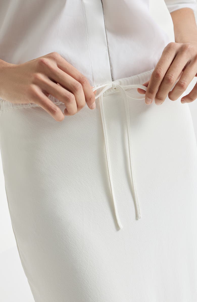 Brunello Cucinelli Fluid skirt, Alternate, color, White