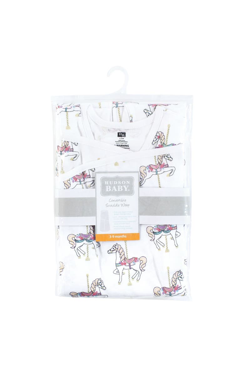 Swaddle-to-Sack Sleeper, Alternate, color, Carousel Horse