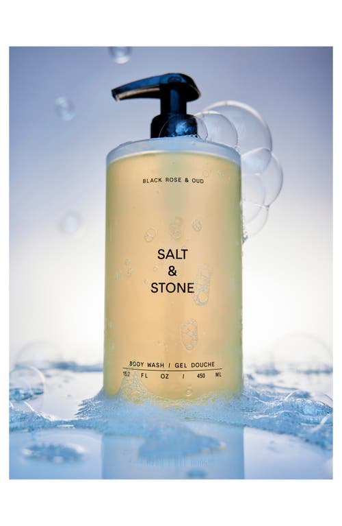 Salt & Stone Black Rose & Oud Body Wash In Regular