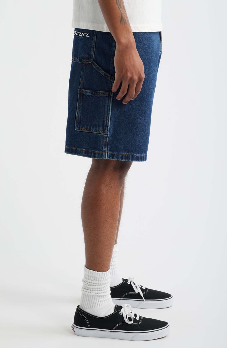 Rip Curl Nu Dose Denim Walking Shorts, Alternate, color, True Indigo