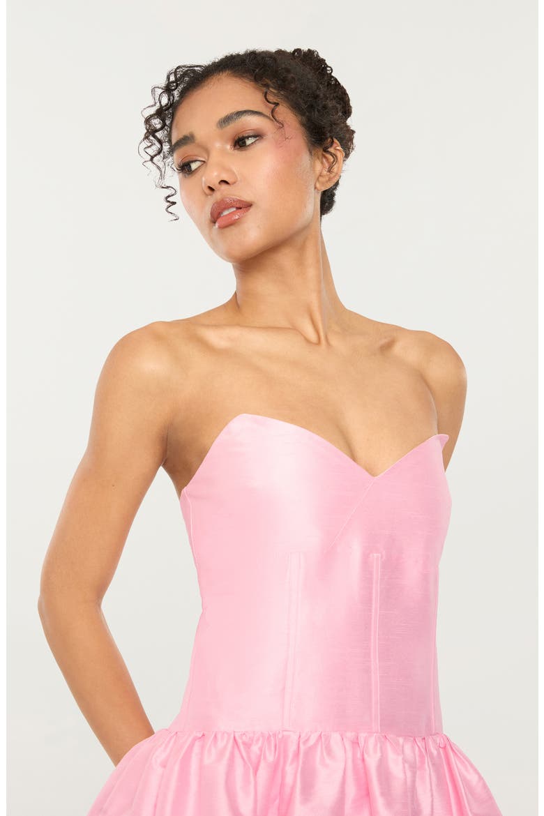 Filomena Fit & Flare Cocktail Dress, Alternate, color, ROSE SHADOW