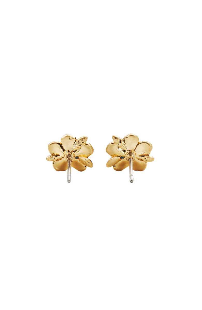Fable England Forget Me Not Flora Stud Earrings, Alternate, color, Gold
