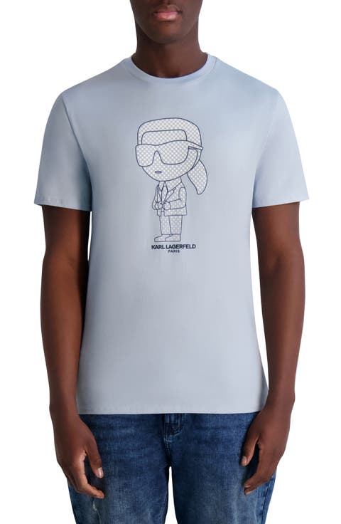 Rubberized Karl Cotton Graphic T-Shirt