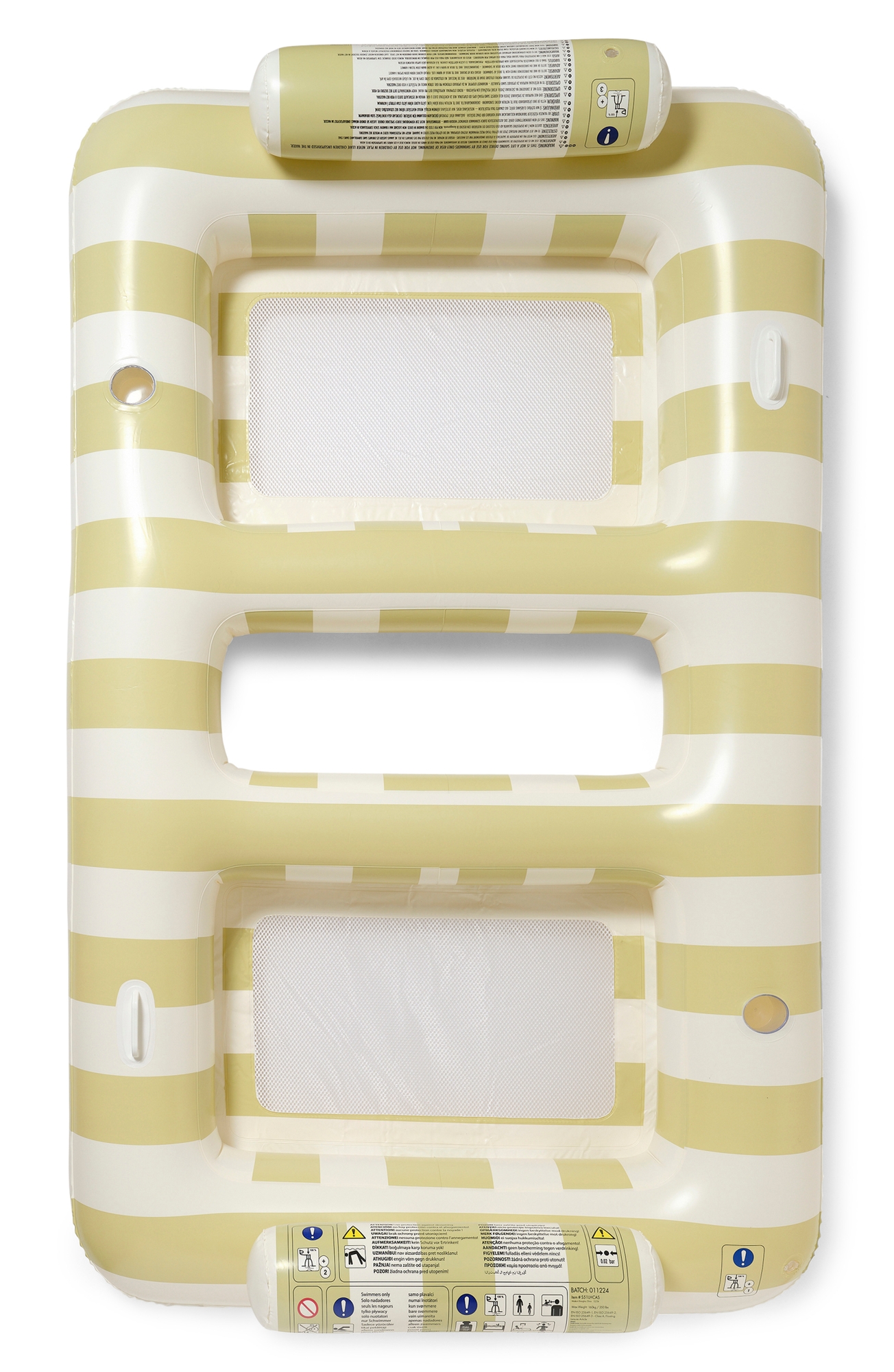 Sunnylife Luxe Twin Hammock Pool Float - Casa Sand Stripe