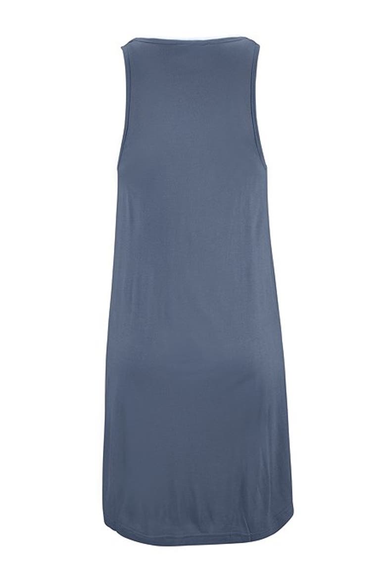 Women's Layered Look Dress, Alternate, color, Smokey Blue