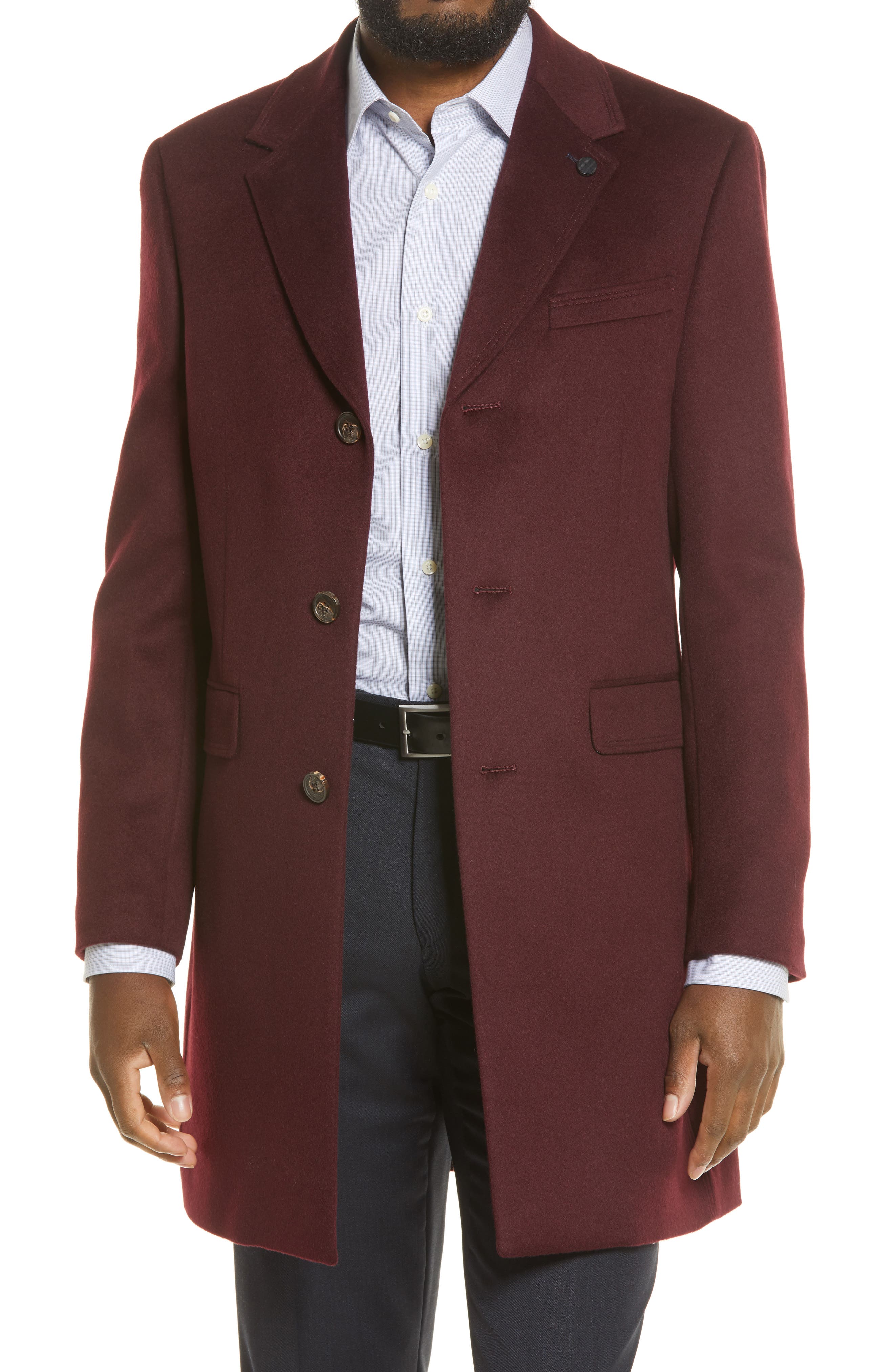 Ted Baker London Fjord Wool & Cashmere Overcoat