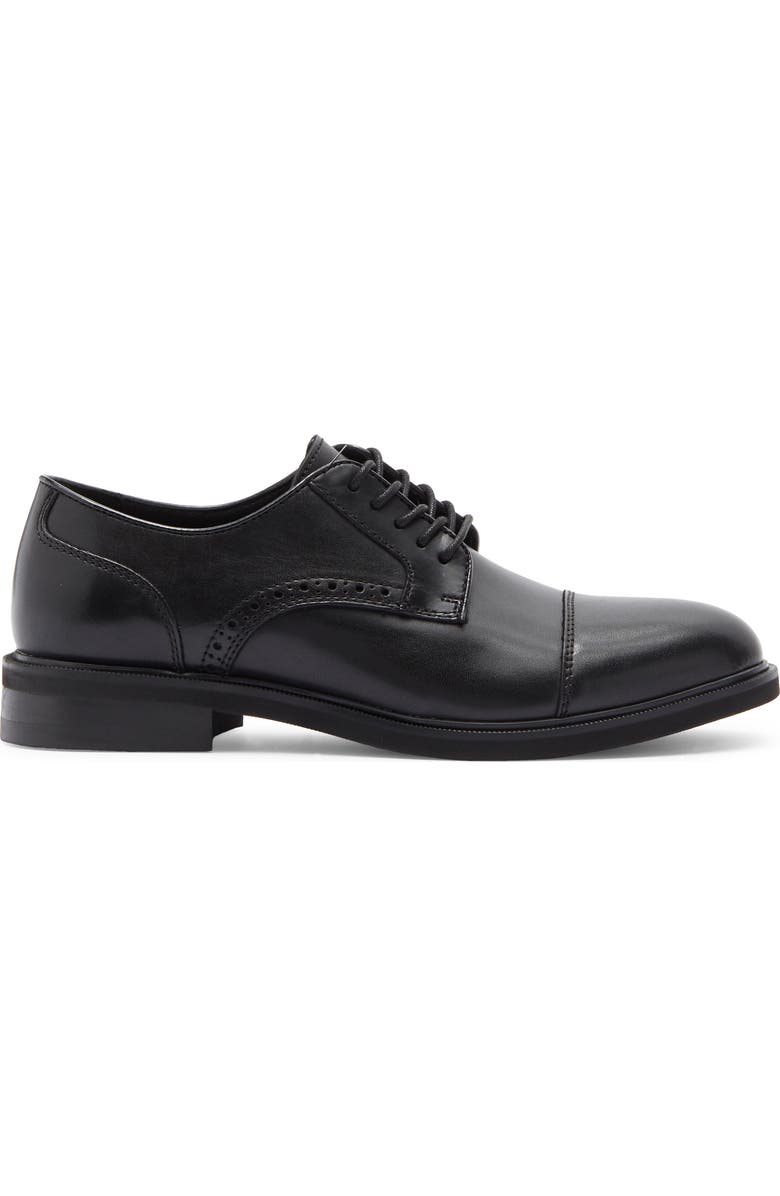 NORDSTROM RACK Rory Cap Toe Derby, Alternate, color, Black