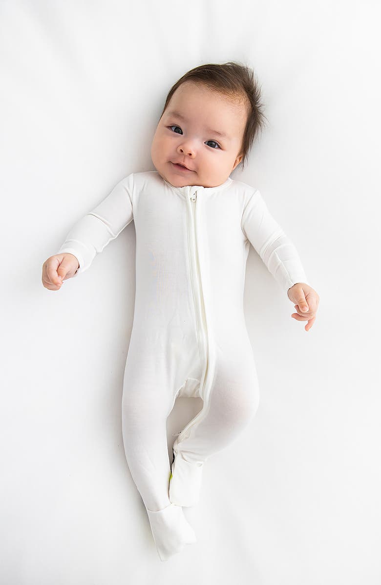 Bellabu Bear Fitted Convertible Footie Pajamas, Alternate, color, 