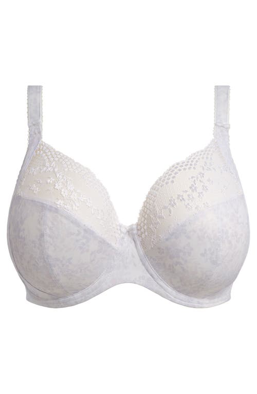 Elomi Lucie Full Figure Underwire Plunge Bra In White