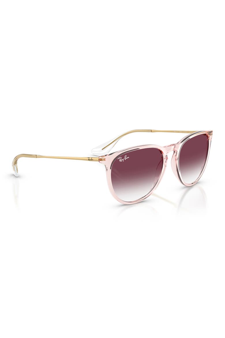 Erika 54mm Gradient Phantos Sunglasses, Alternate, color, TRANSPARENT PINK / CLEAR