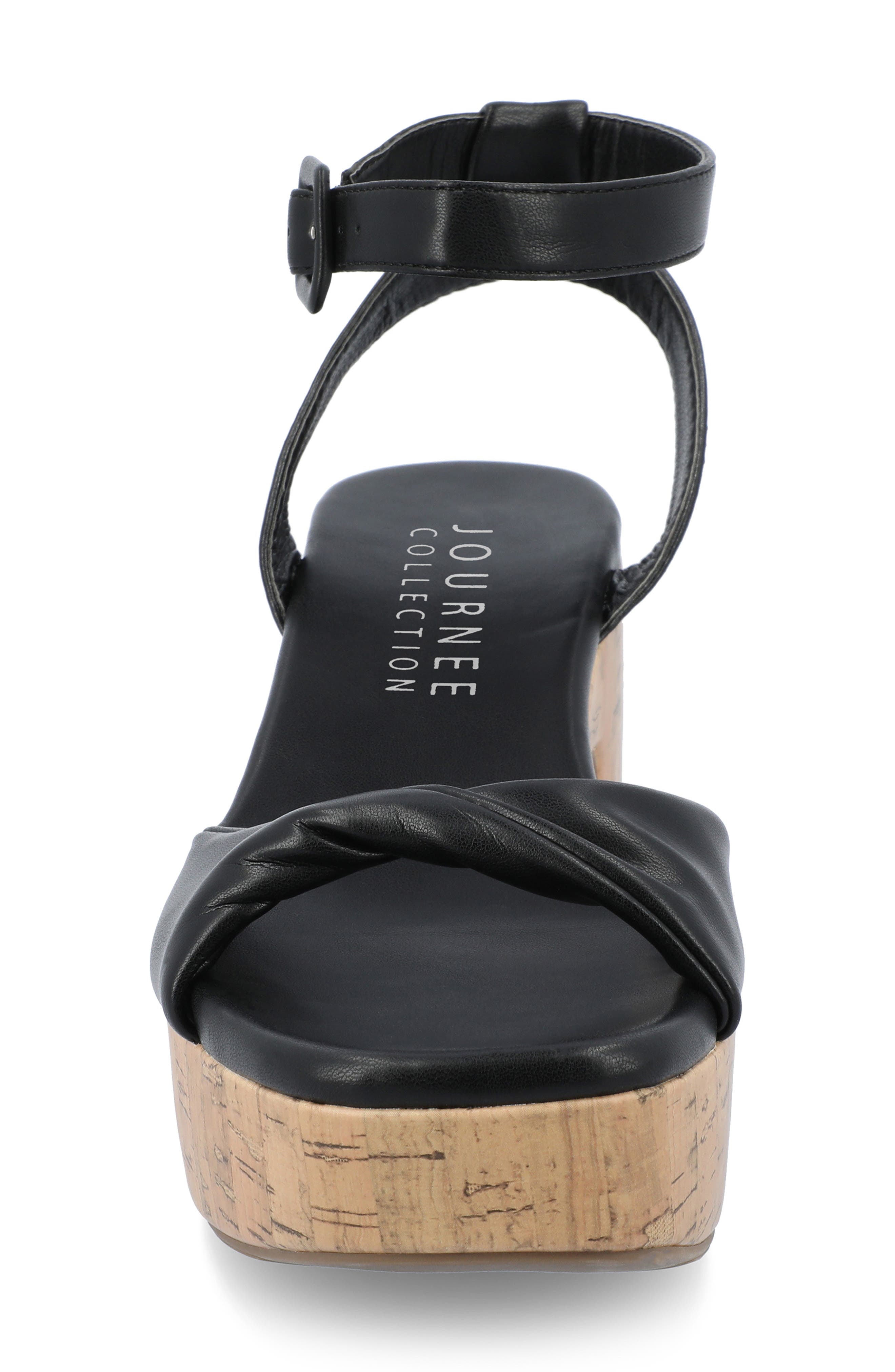 Eianna Sandal, Alternate, color, BLACK