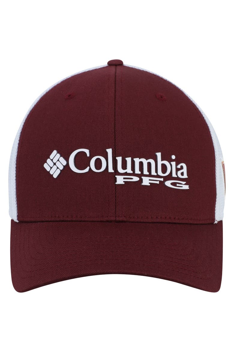 Men's Columbia Maroon Virginia Tech Hokies Collegiate PFG Flex Hat, Alternate, color, Maroon