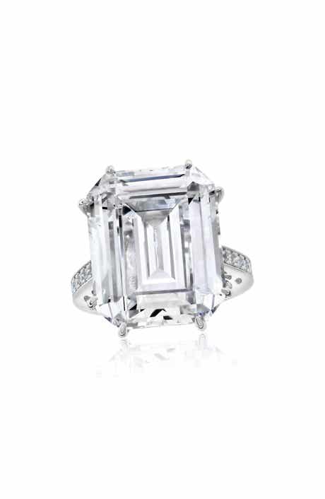 SUZY LEVIAN Gala Firework Cubic Zirconia Engagement Ring