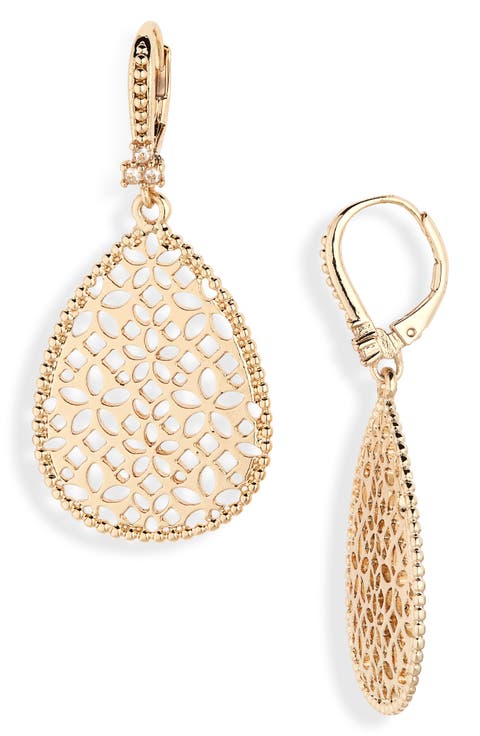 Filigree Drop Earrings
