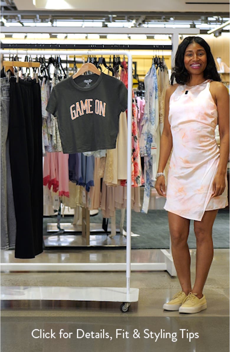 Game On Cotton Graphic Baby Tee, sales video thumbnail