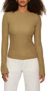 Sanctuary Boat Neck Rib Top