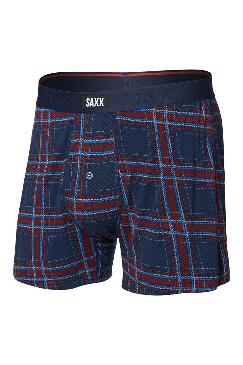 Snooze Boxer Shorts, Alternate, color, JAZZY PLAID-MARITIME