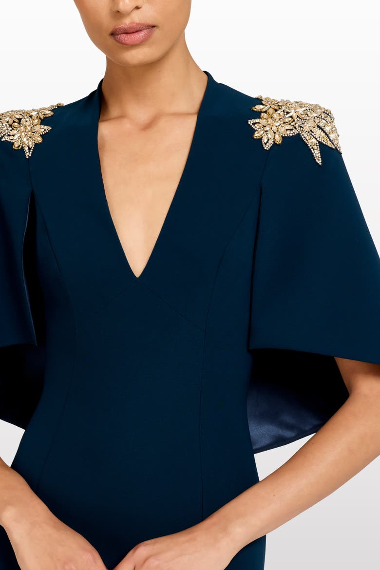 Star Shower Rhinestone-Embellished Maxi Dress, Alternate, color, Blackthorne Blue