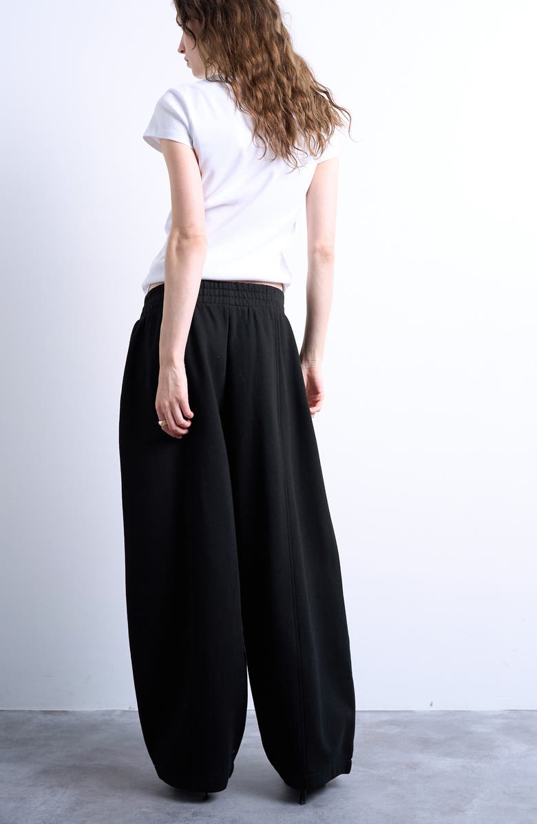 Topshop Balloon Joggers, Alternate, color, Black