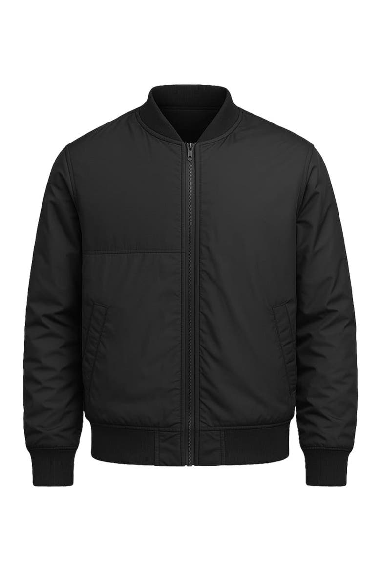 Bold Nylon Jacket, Alternate, color, Black