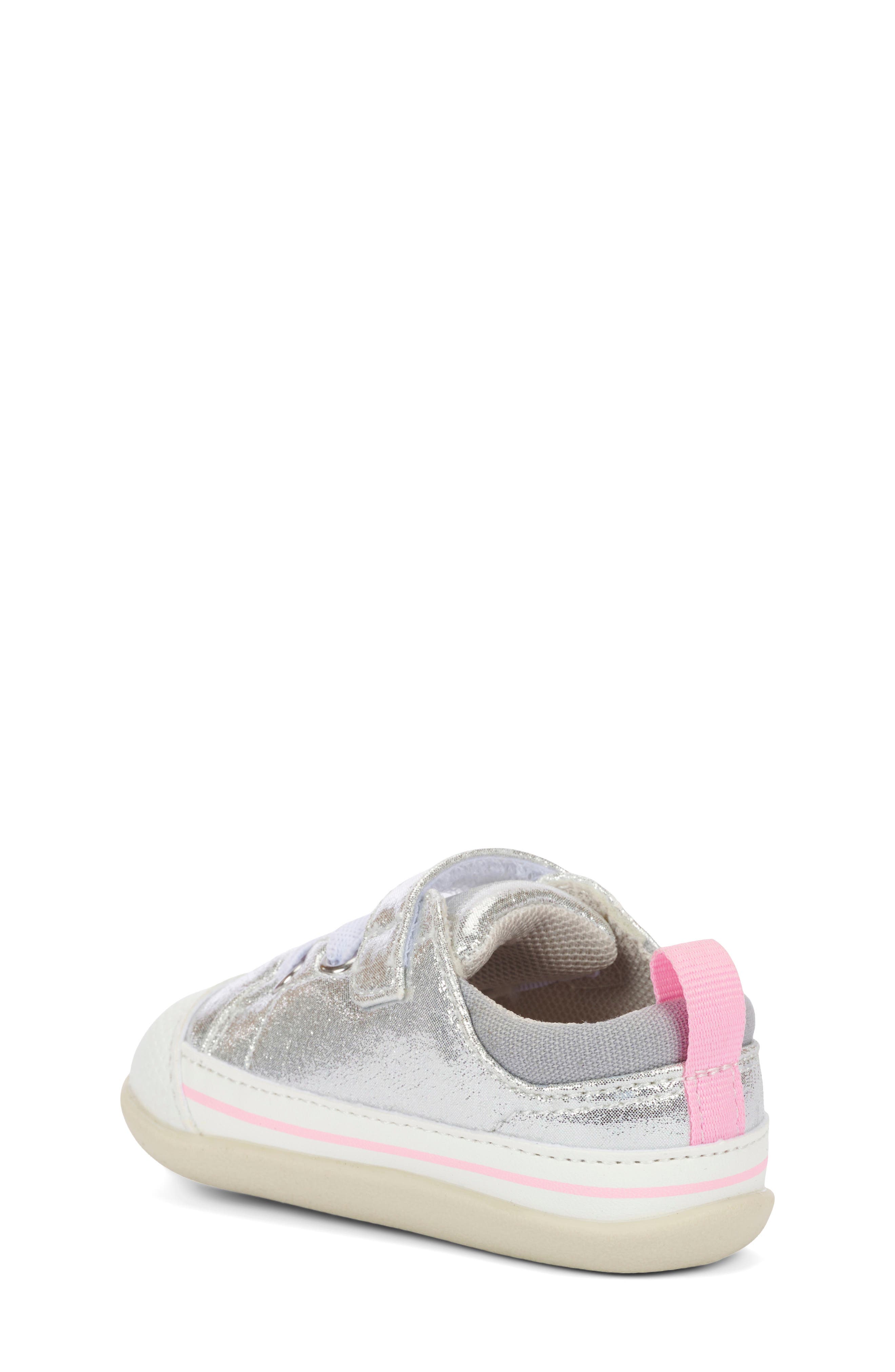 Stevie II Sneaker, Alternate, color, SILVER SHIMMER