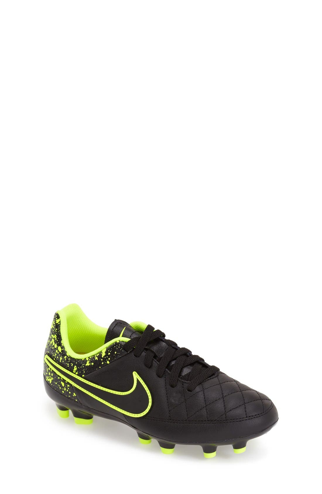 Nike 'Junior Tiempo Genio' Leather Soccer Cleat, Main, color, 