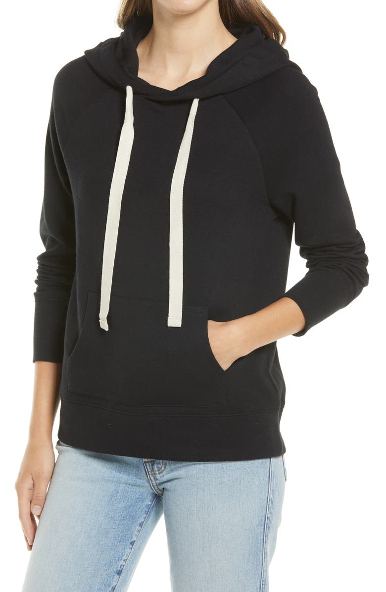 Caslon<sup>®</sup> Cozy Pullover Hoodie, Main, color,