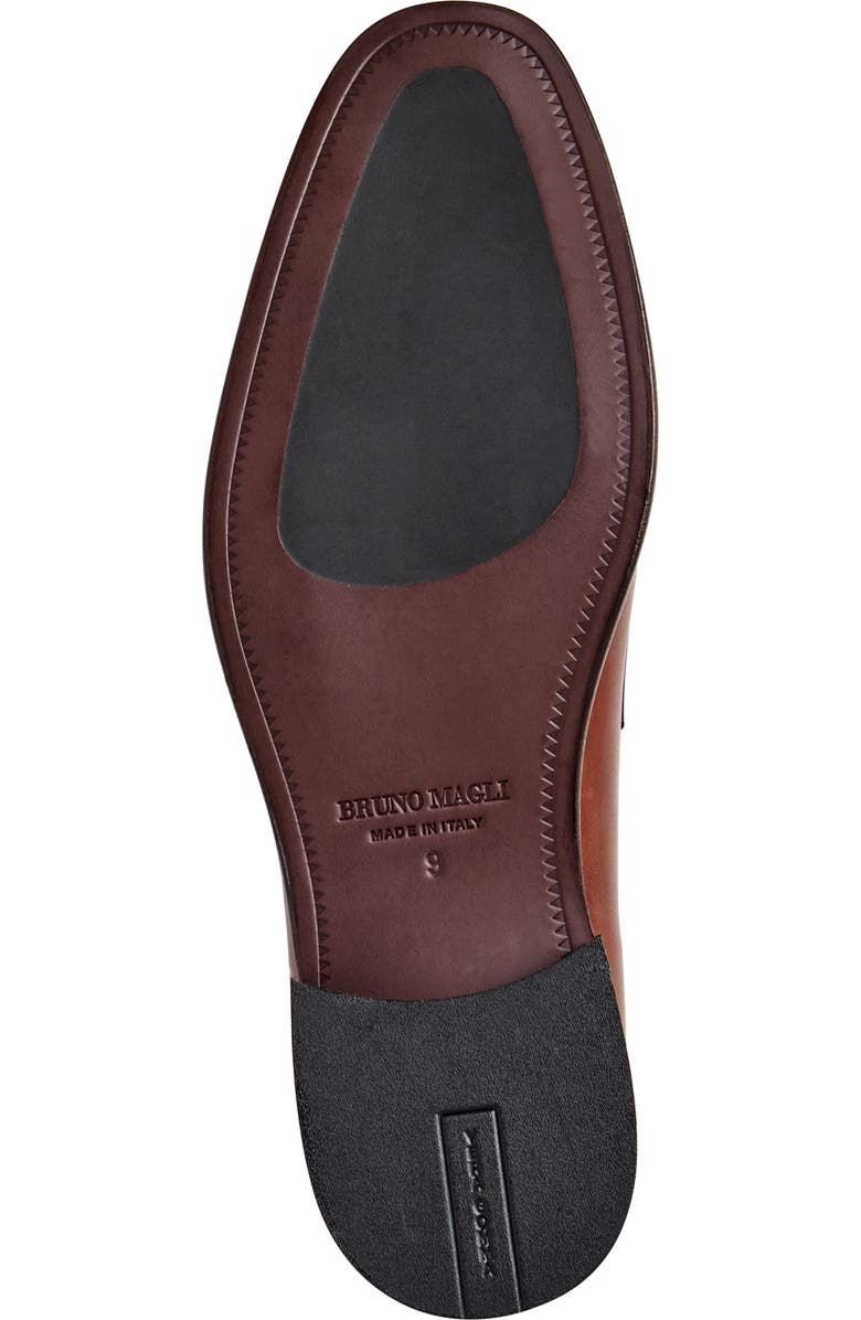 Bruno Magli Verona Apron Toe Penny Loafer, Alternate, color, Cognac