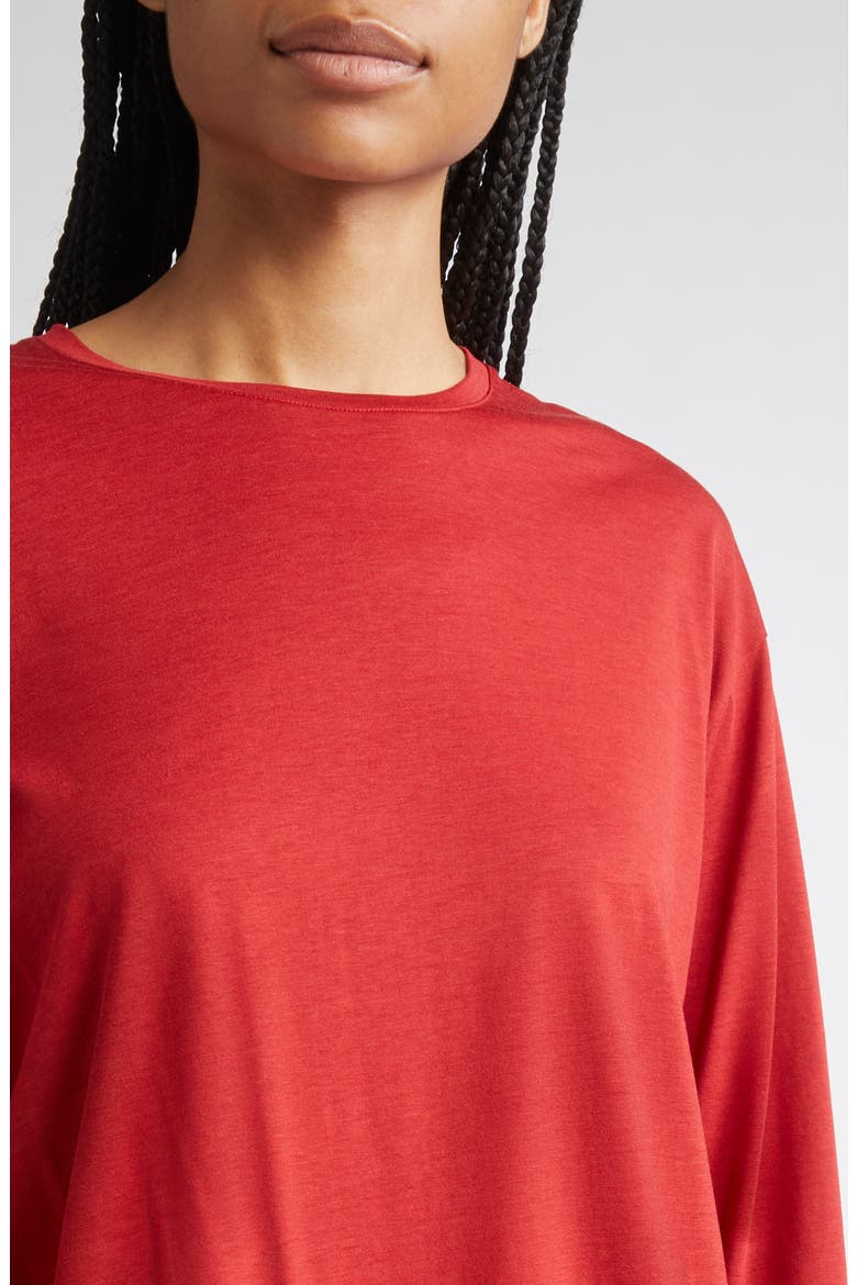 Classic Long Sleeve T-Shirt, Alternate, color, POPPY