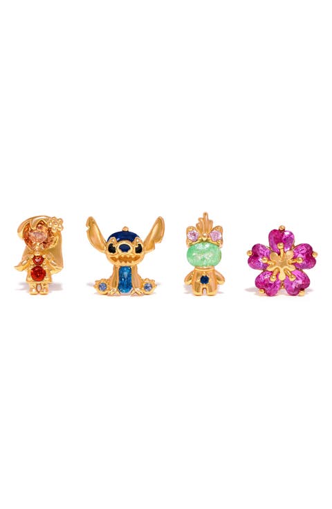 x Disney Lilo and Stitch Mismatched Stud Earrings