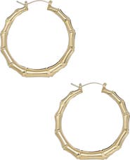 Ettika Bamboo Hoop Earrings