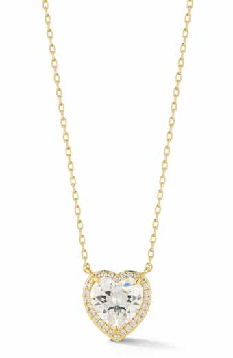 Heart Cubic Zirconia Pendant Necklace