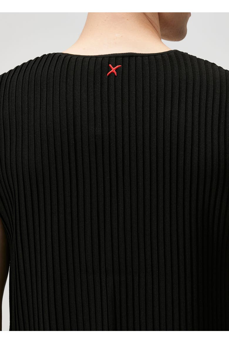 Knitted Vest, Alternate, color, BLACK