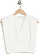 PATRIZIA LUCA Cropped Surplice Top