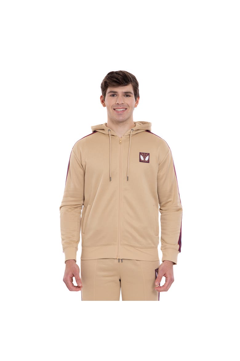 Spider-Man Zip-Up Hooded Sweatshirt, Alternate, color, Tan Spider Man