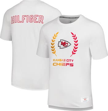 売れ筋商品|||トミー ヒルフィガー Tシャツ トップス レディース Men's White Kansas City Chiefs Miles T-shirt White Kansas City Chiefs Tommy Hilfiger Miles T-Shirt - White