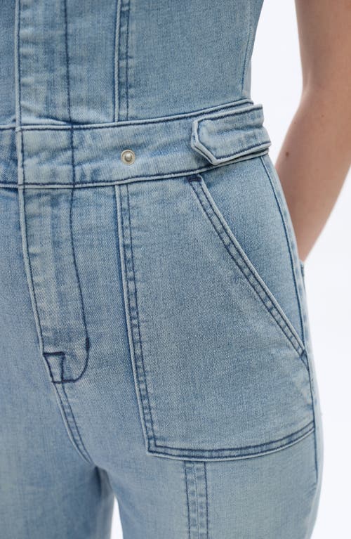 Bayeas Horse Hoof Denim Jumpsuit In Multi