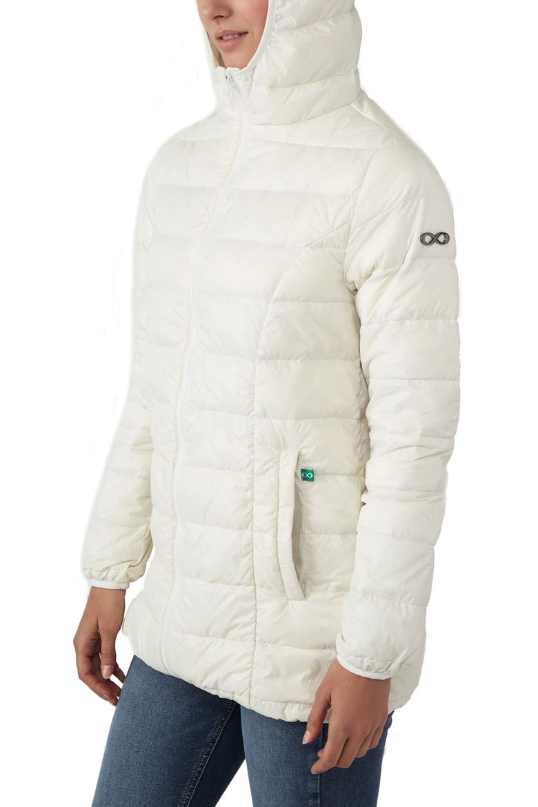 Ashley 3-in-1 Down Lightweight Maternity Jacket, Alternate, color, EGG SHELL
