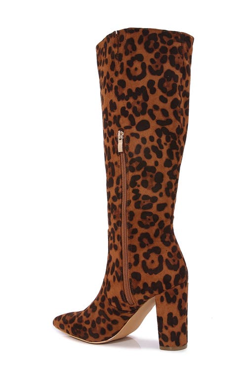 Berness Aster Pointed Toe Boot In Leopard