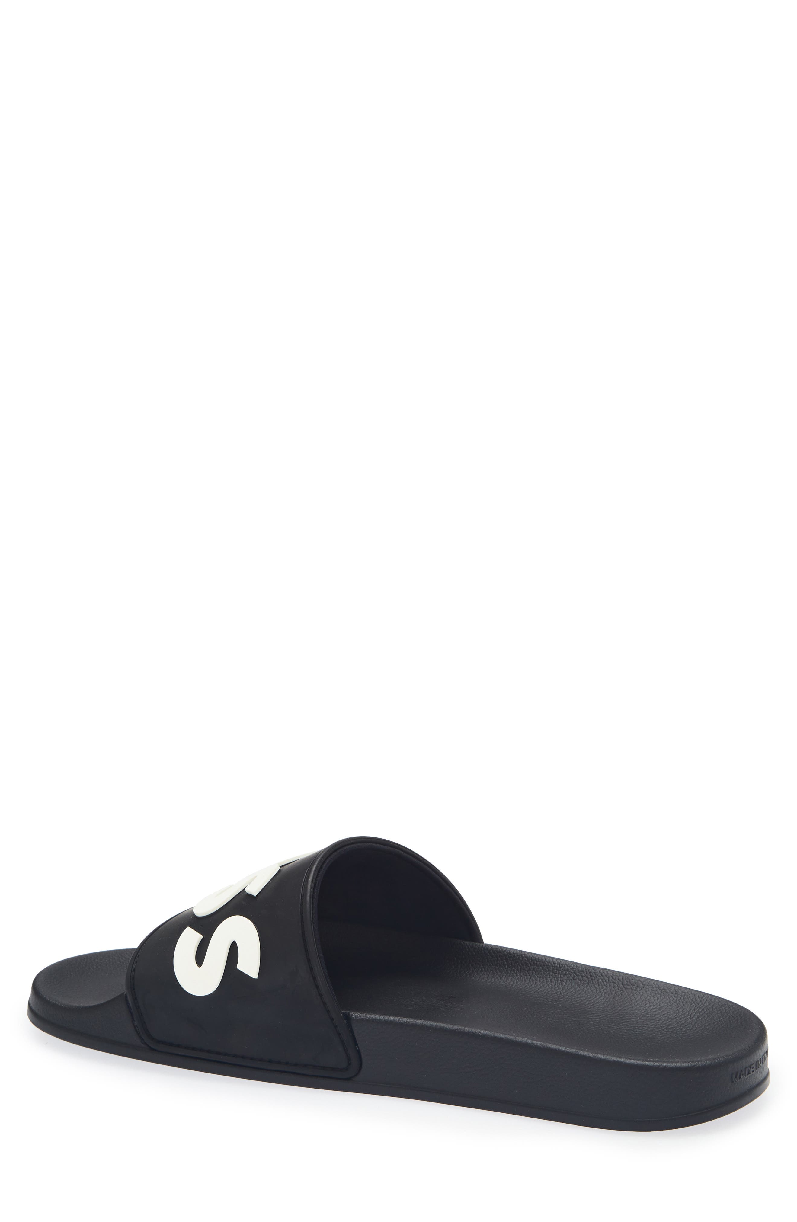 BOSS Kirk Slide Sandal, Alternate, color, Black