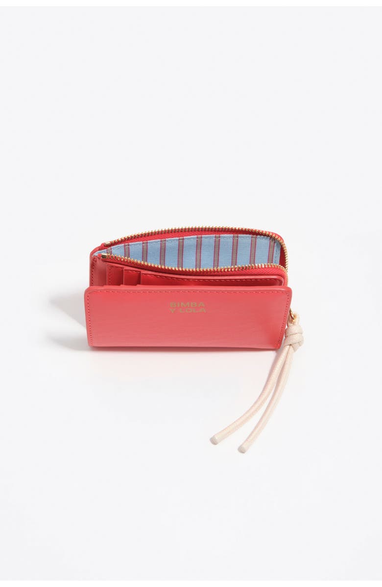 Bimba y Lola Compact Purse, Alternate, color, Bright Red