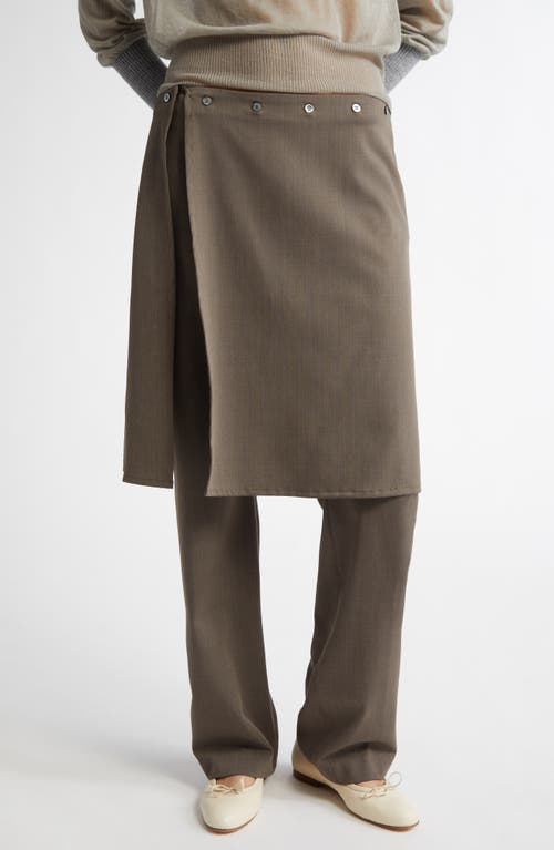 Paloma Wool Lander Skirt Pants in Brown 