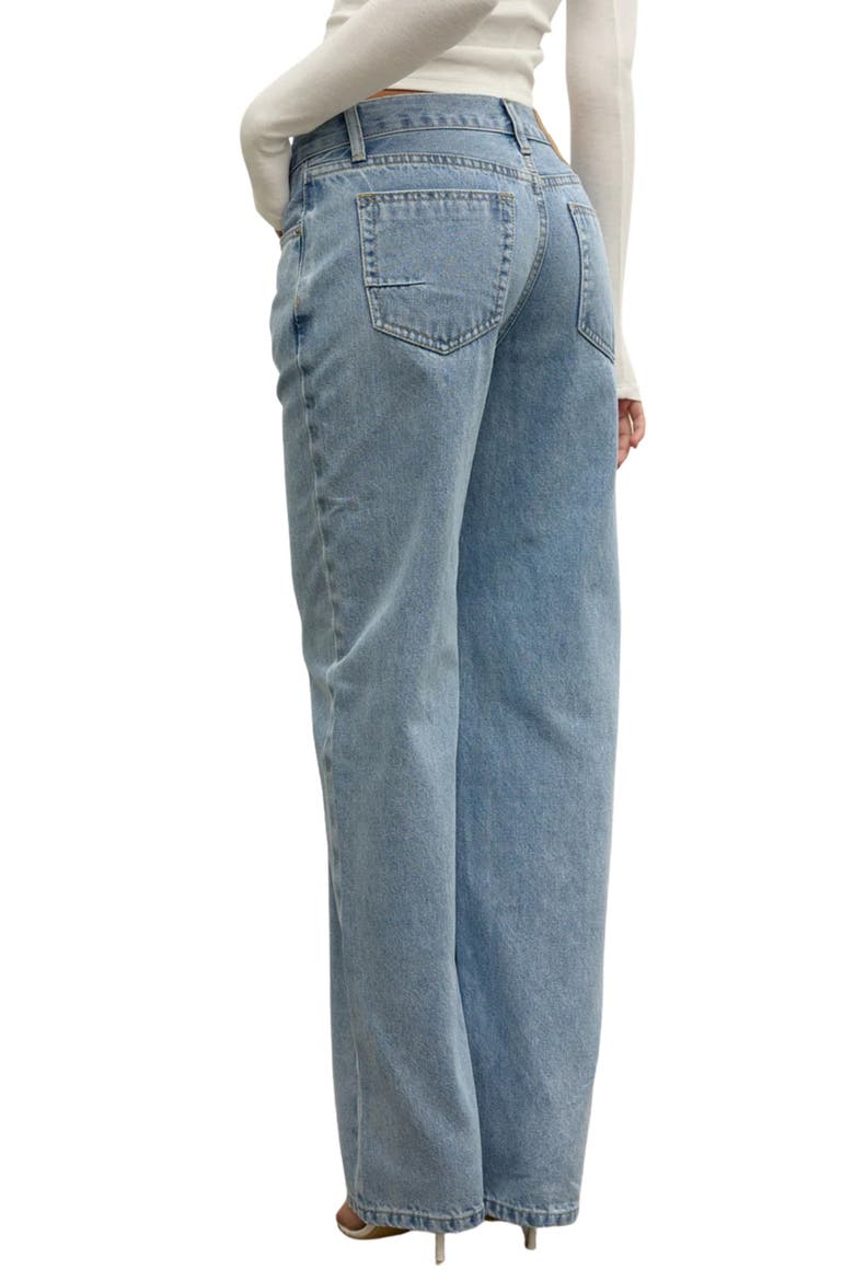 Avery Mid Rise Relaxed Straight Leg Jeans, Alternate, color, ATLANTA
