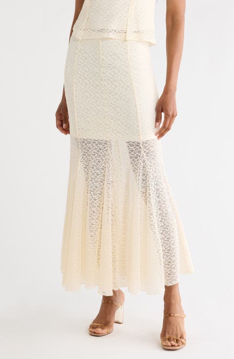 Lace Midi Skirt